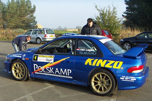 Jaap van Lagen met WRC Subaru